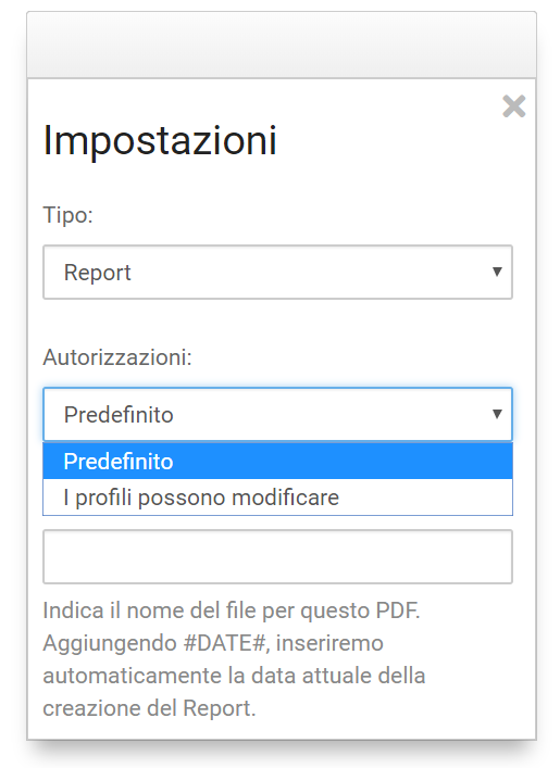 Come permettere a tutti i profili di modificare un report - Toolbox SISTRIX