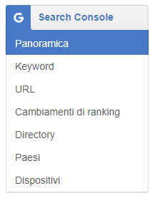 Collegamento del Toolbox SISTRIX con Google Search Console