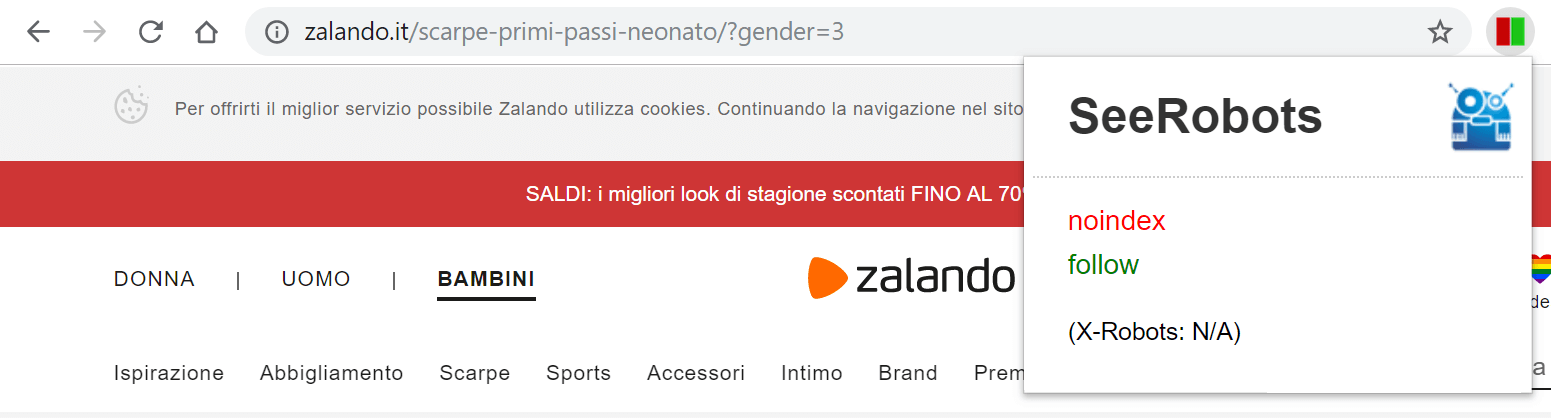 Plugin Seerobots: mostra se la pagina è indicizzata e se è stata impostata come nofollow