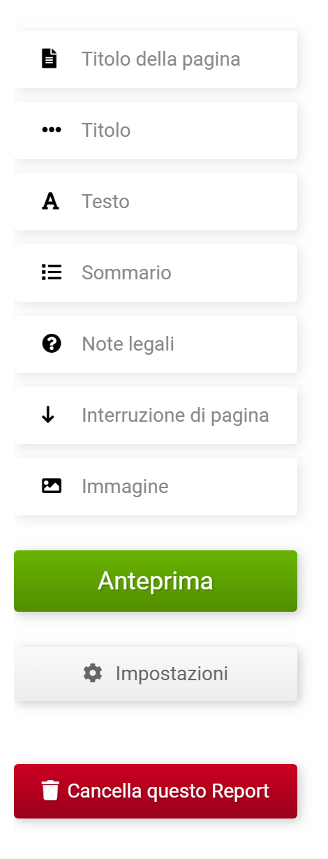 Elementi di un report