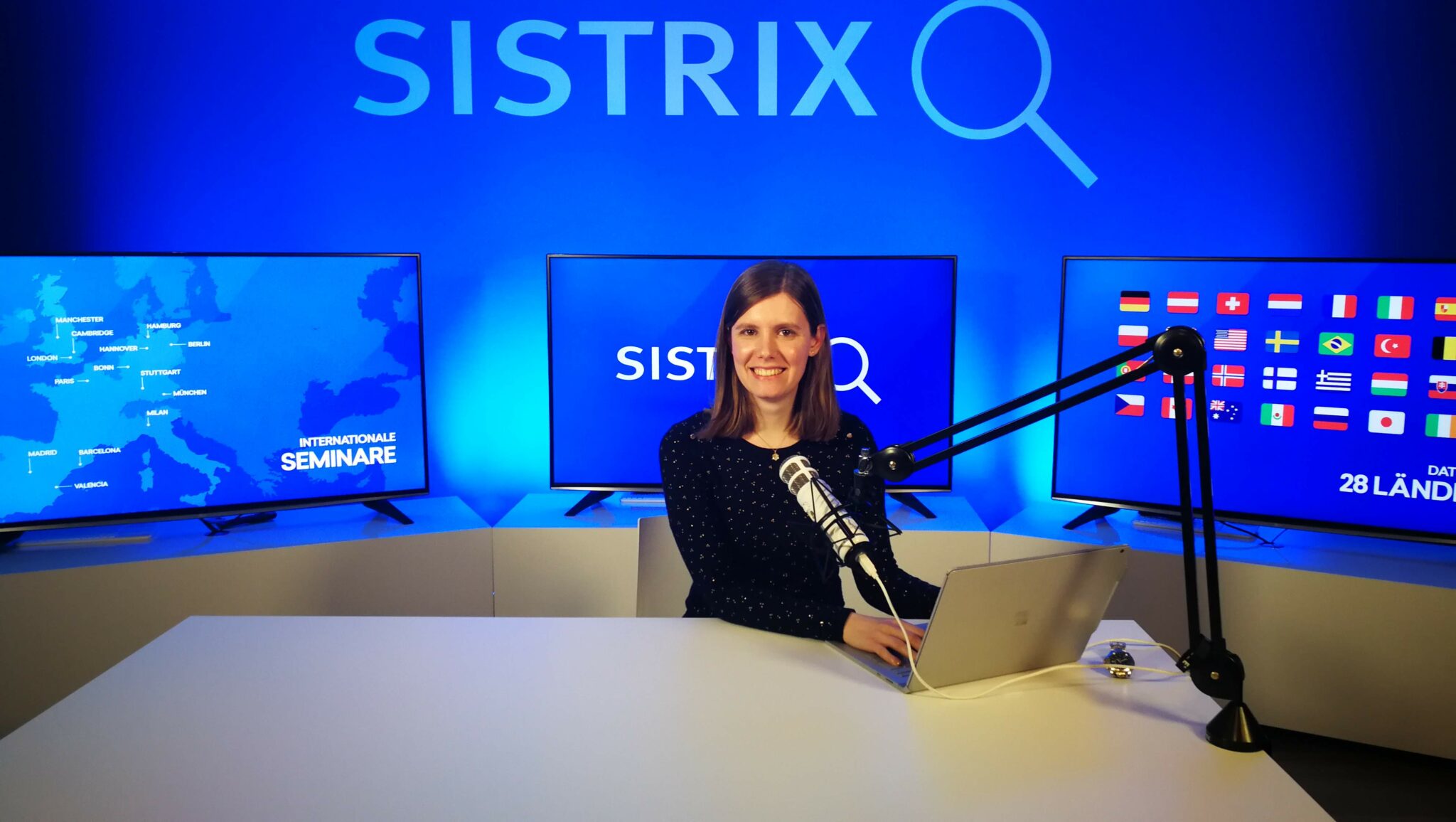 Lo studio di SISTRIX per i webinar online