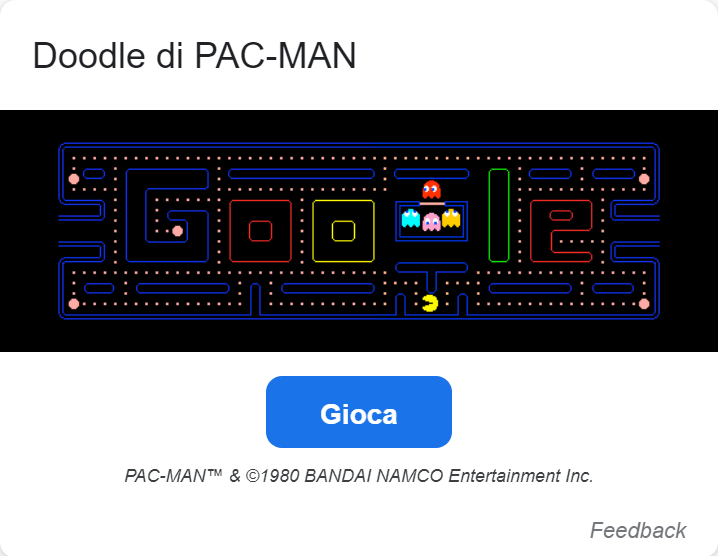 Gioco all'interno delle SERP