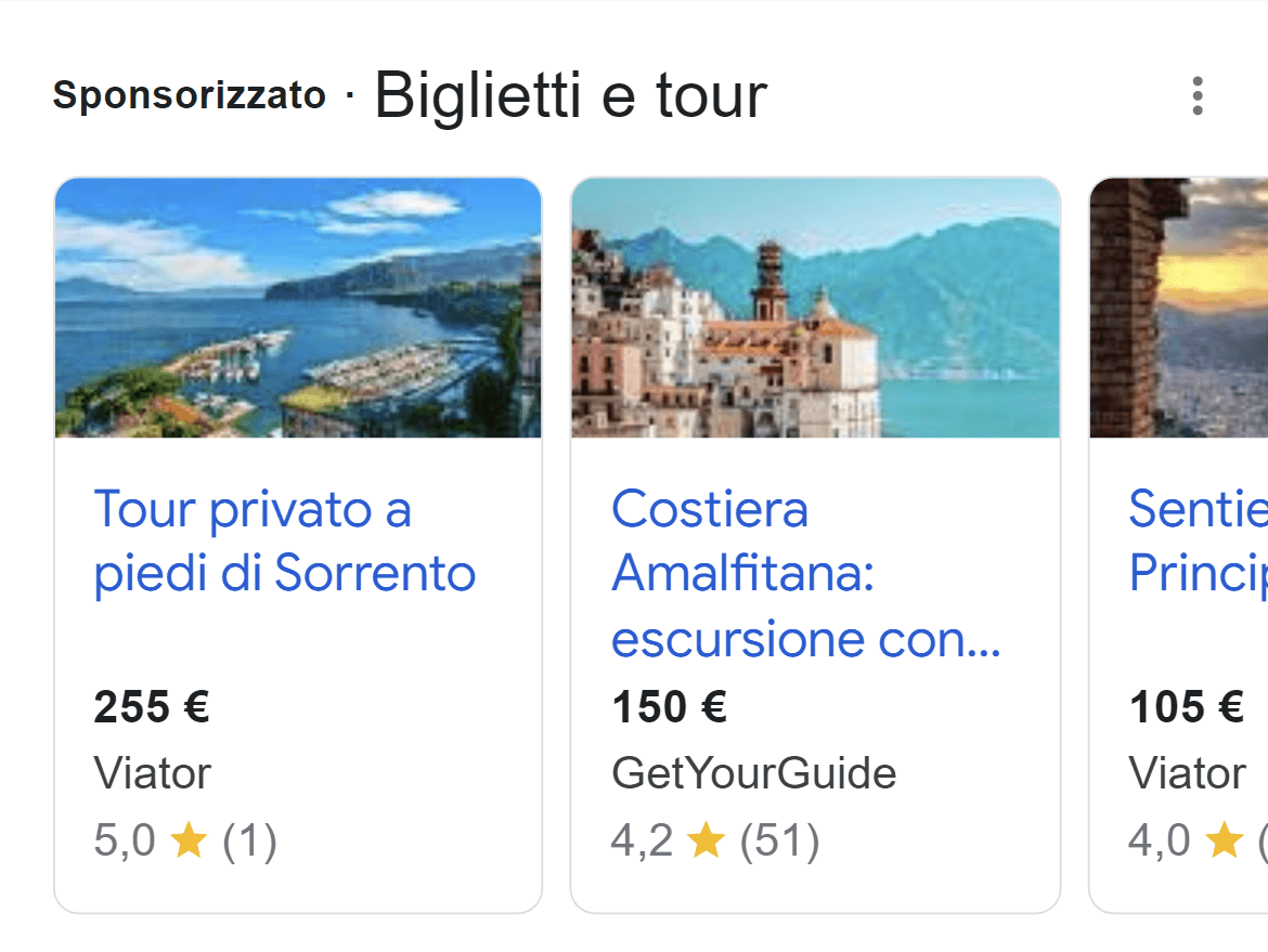 Biglietti e tour