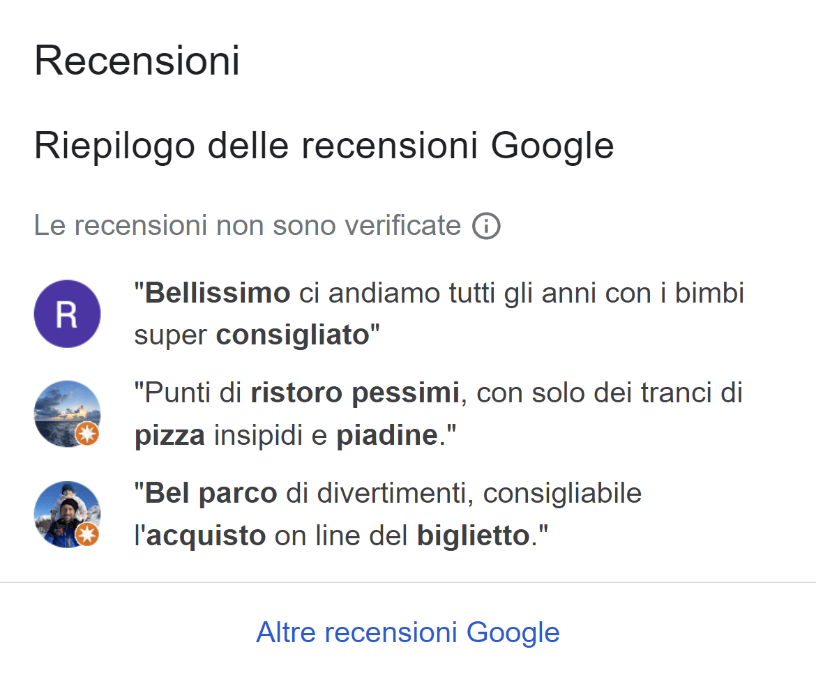 recensioni