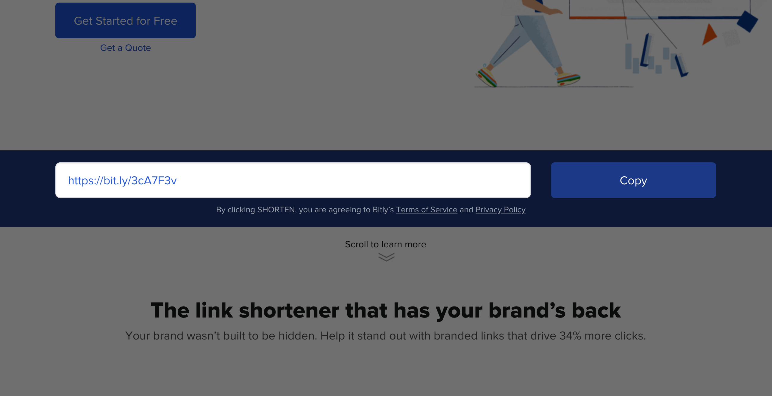 esempio di url shortener: bit.ly