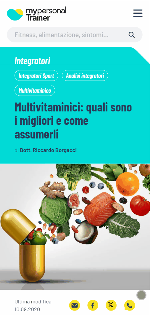 Confronto siti integratori