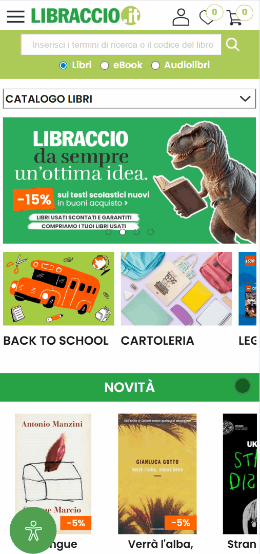 Esempi di siti di libri