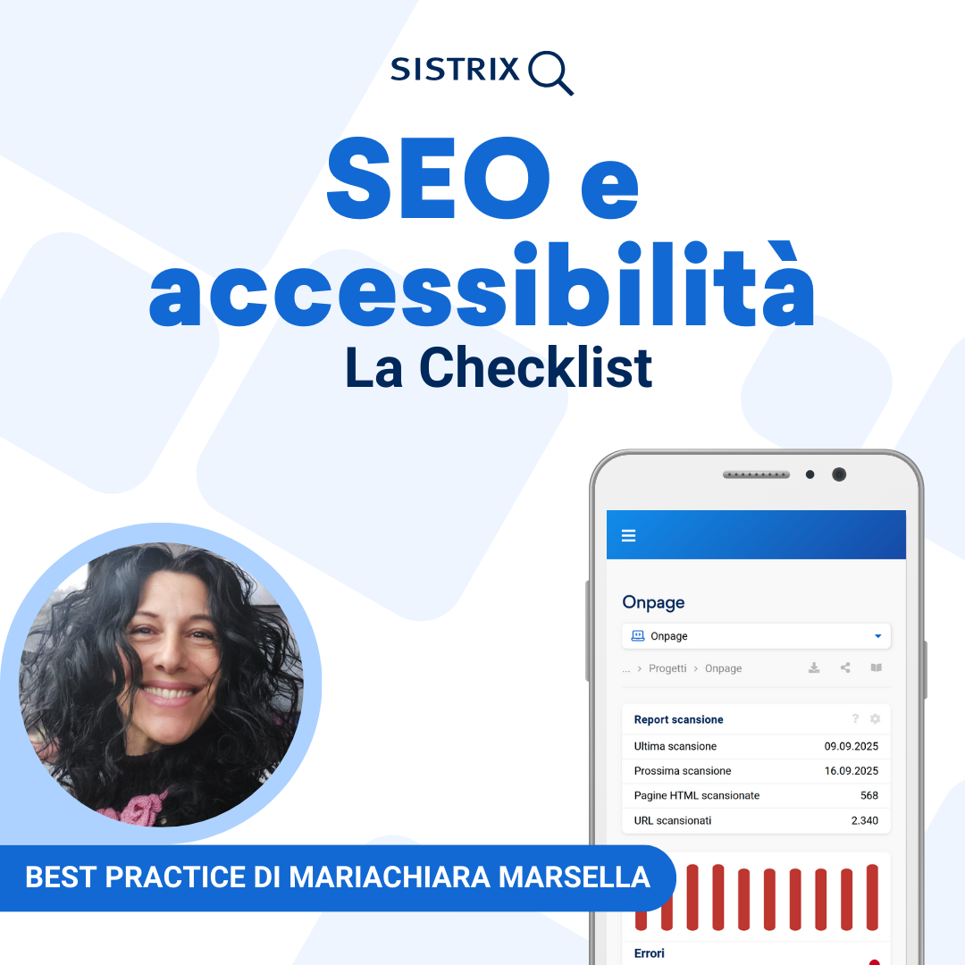 Checklist SEO e accessibilità