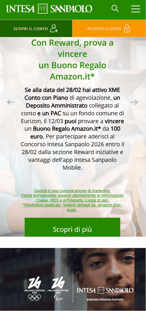 Esempi di siti di crediti